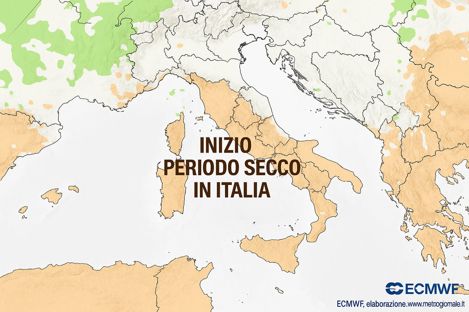 Centro Meteo Europeo, rischio di siccità in tutta Italia. Quando, e Mappe