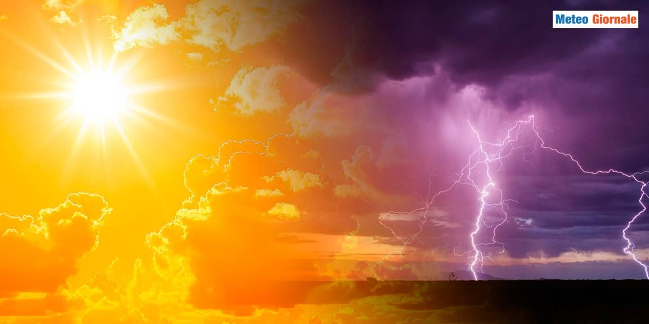 Italia divisa dal meteo: caldo si, ma anche forti temporali
