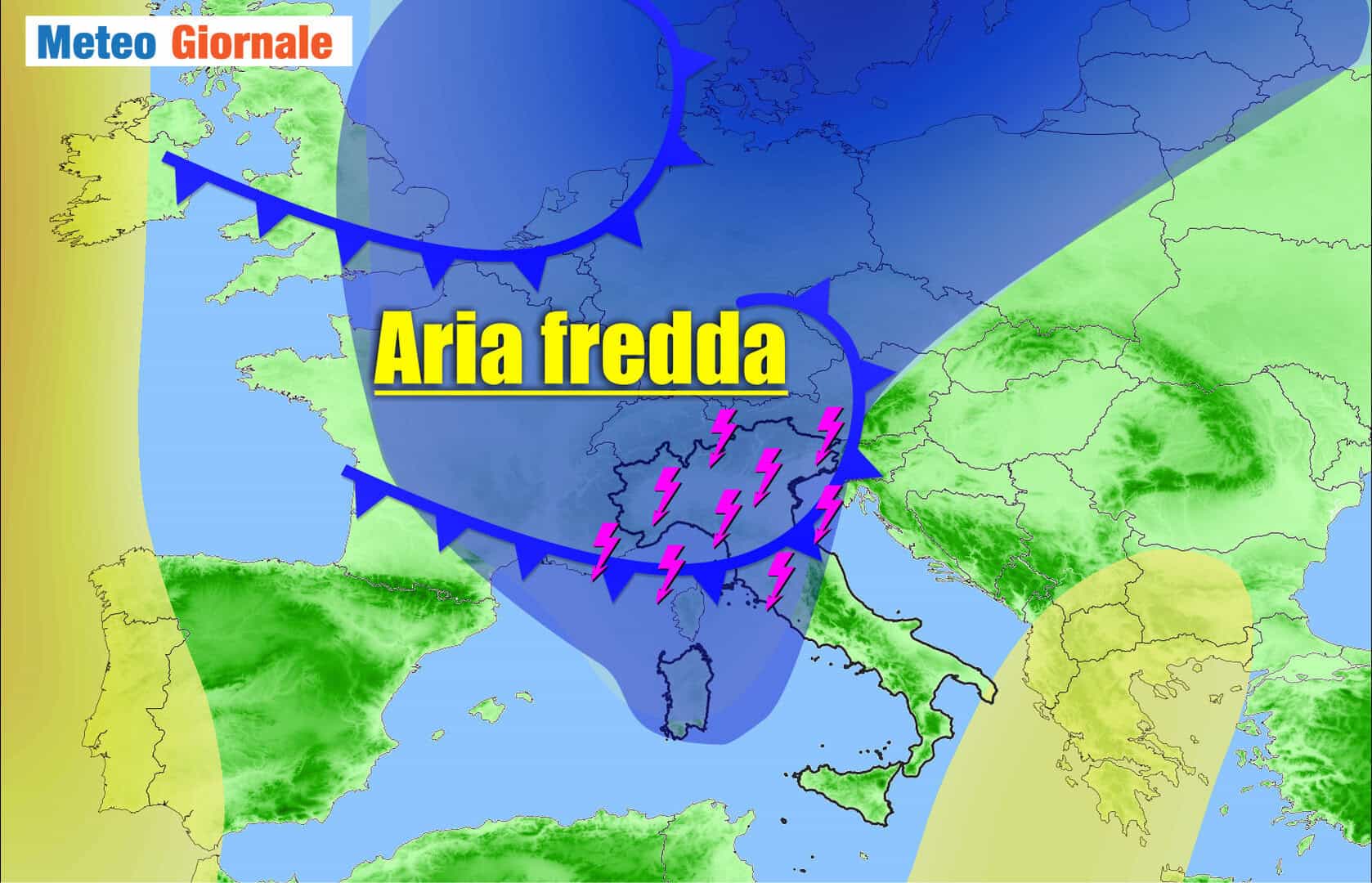 Meteo esplosivo a Giugno: caldo feroce e minacce dal Nord