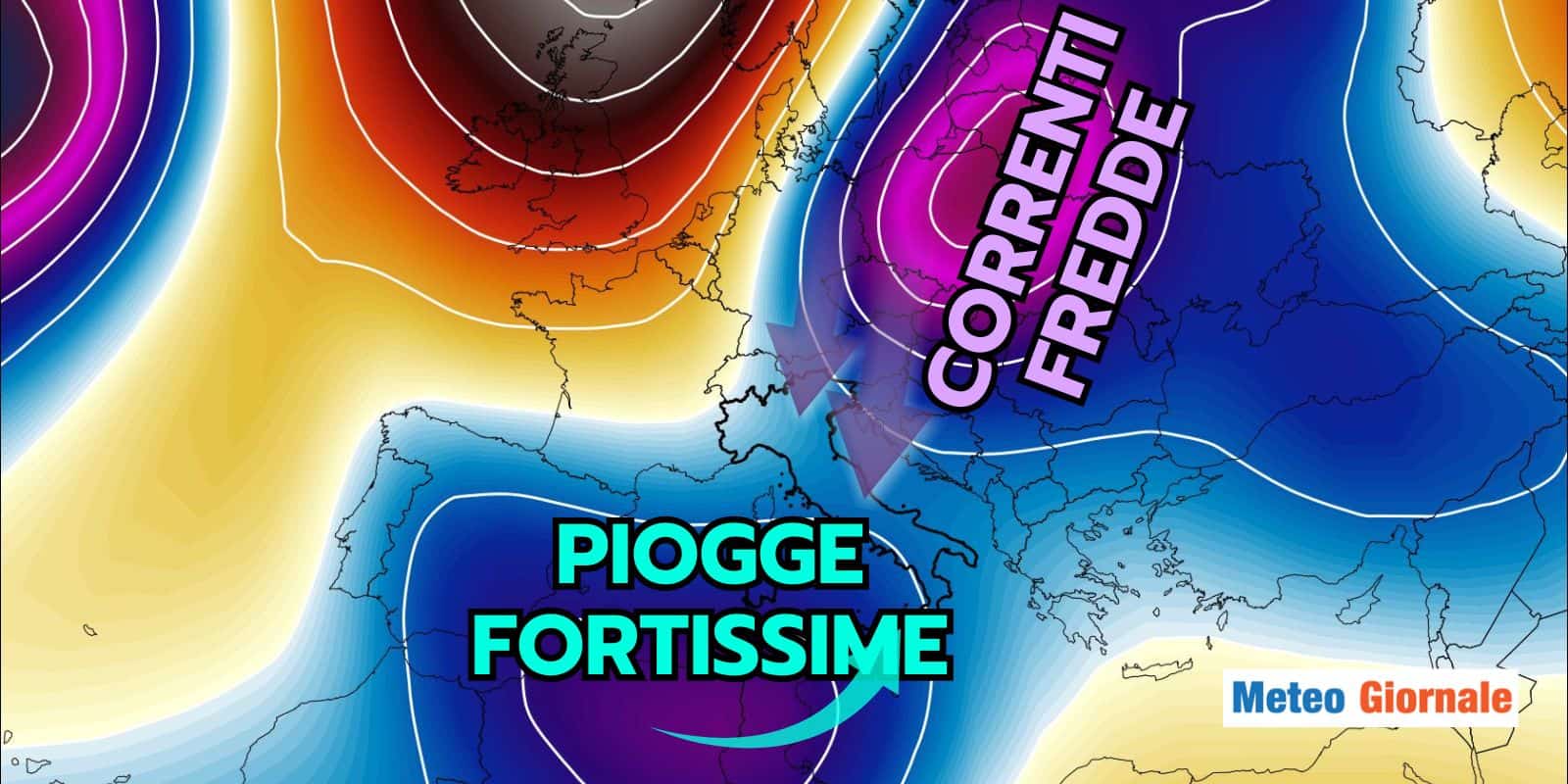 Meteo: Sud nel fulcro del PEGGIOR MALTEMPO, ma nel Weekend la svolta