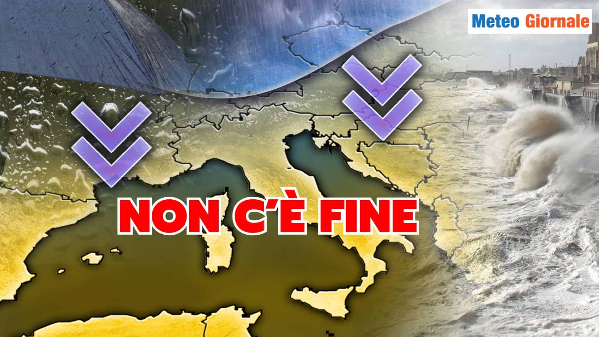 Resto della settimana tra NUBIFRAGI e TEMPORALI: previsione Meteo