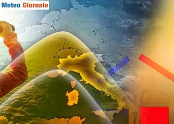Caldo e temperature in aumento sull'Italia