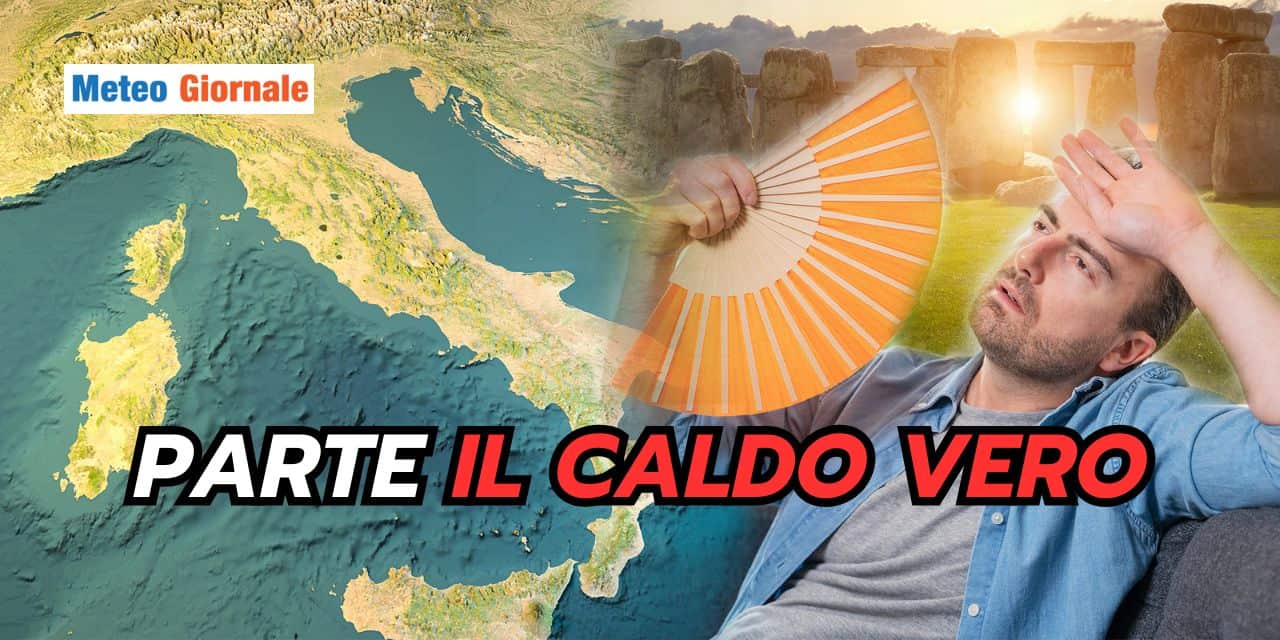 Meteo: fin qui il caldo ha solo scherzato…