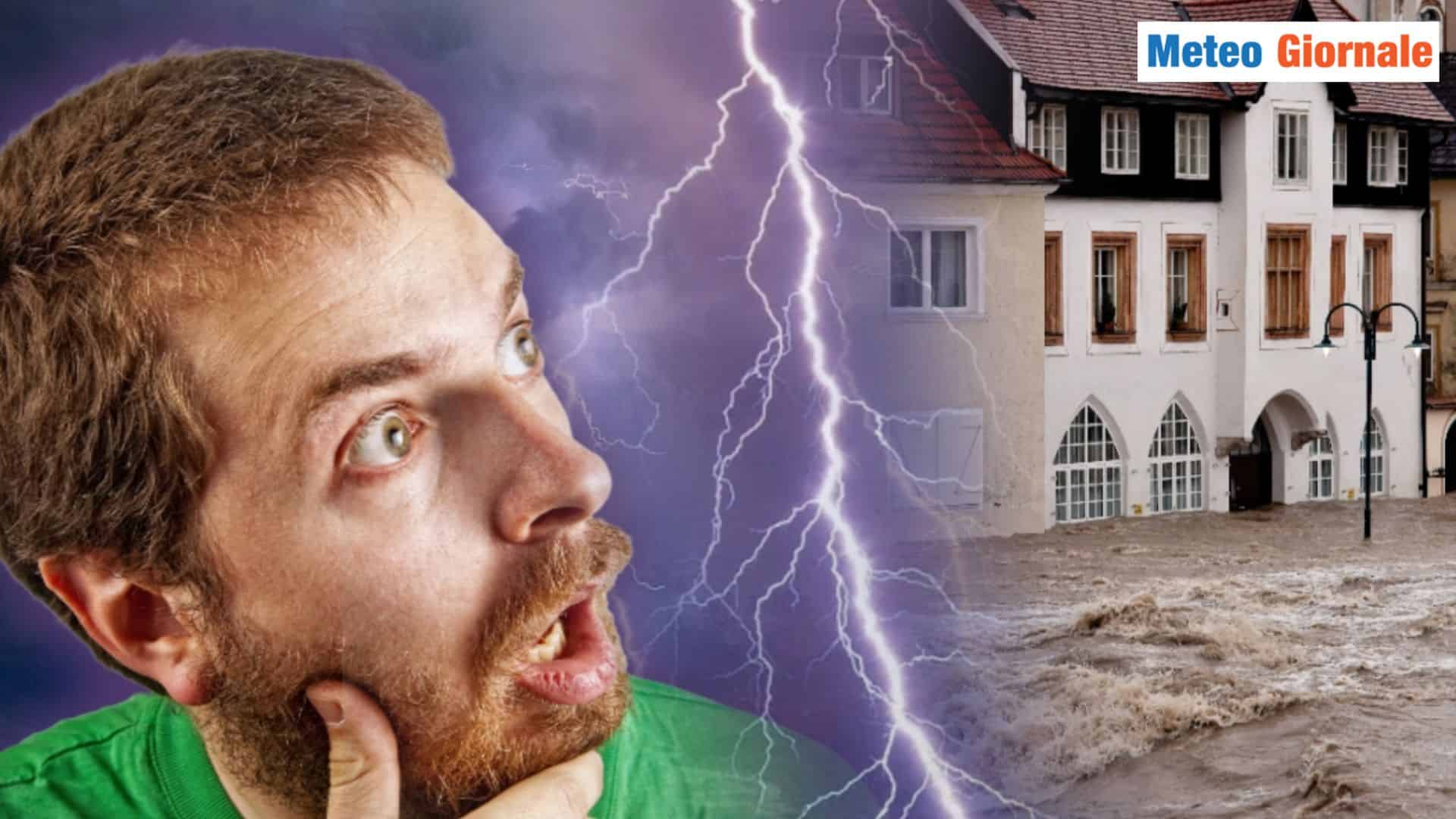 Se arriverà un PEGGIORAMENTO Meteo sarà violento