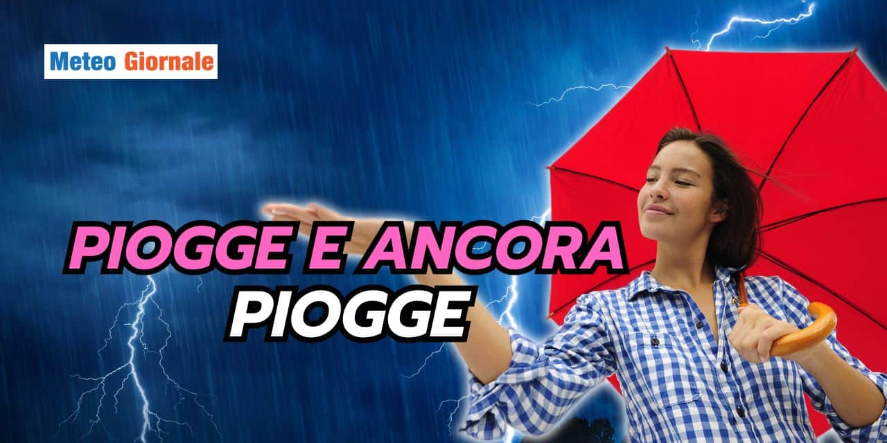 Il meteo dichiara: piogge e ancora piogge