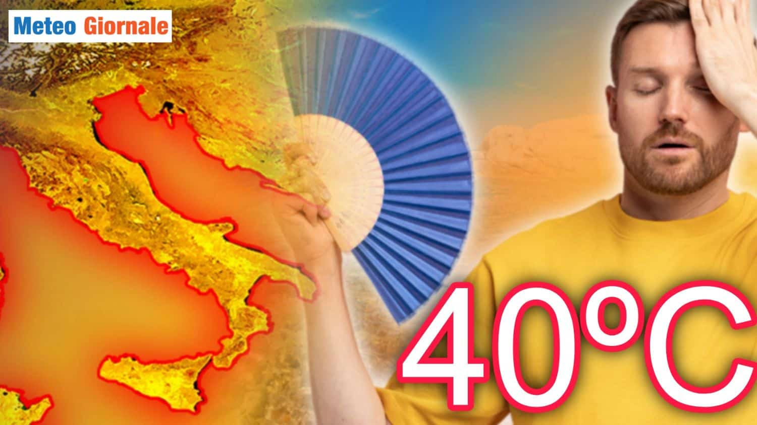 Sarà il meteo peggiore di tutta l'Estate