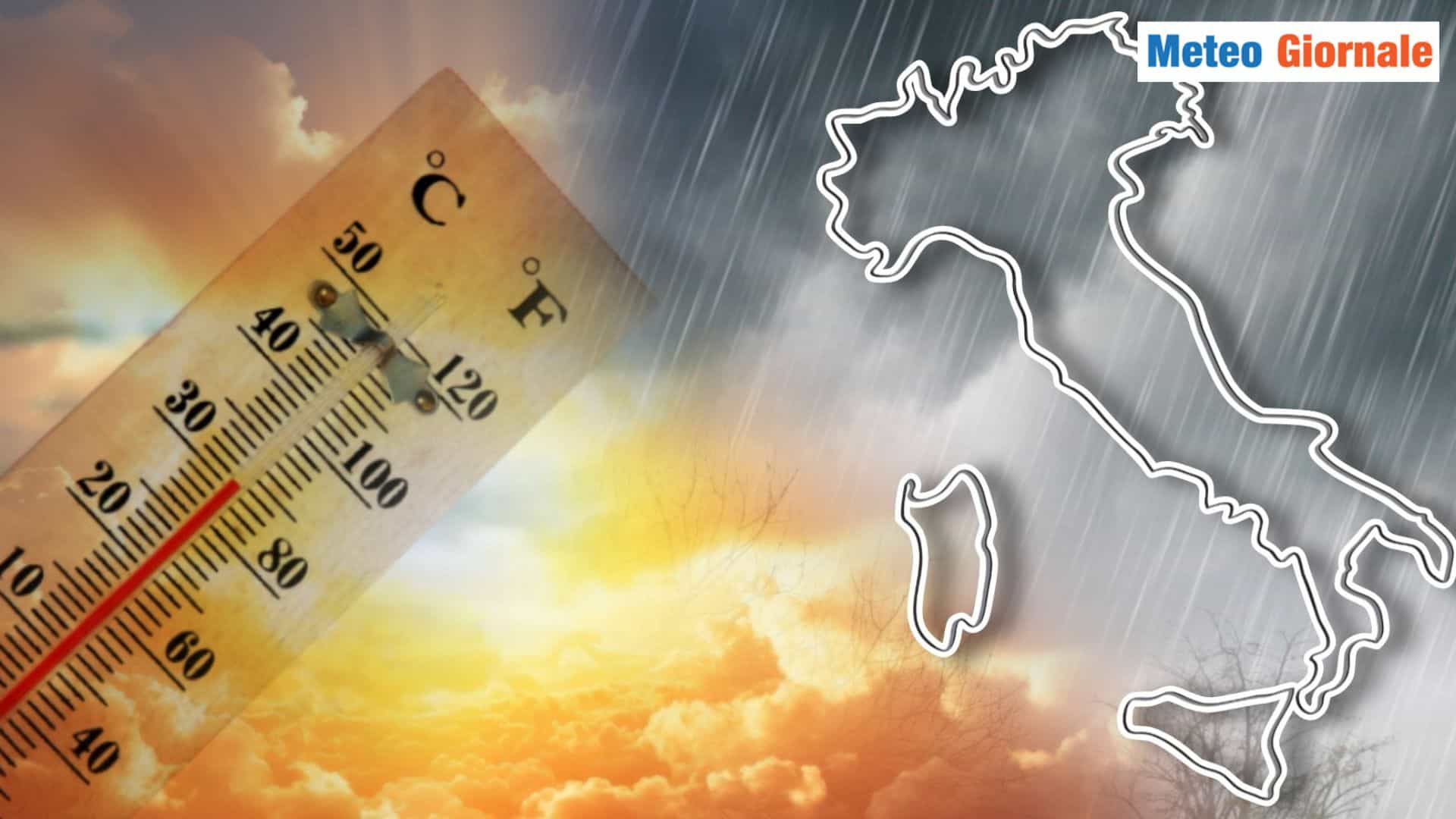 Il Meteo del weekend tra sole e TEMPORALI, poi gran CALDO