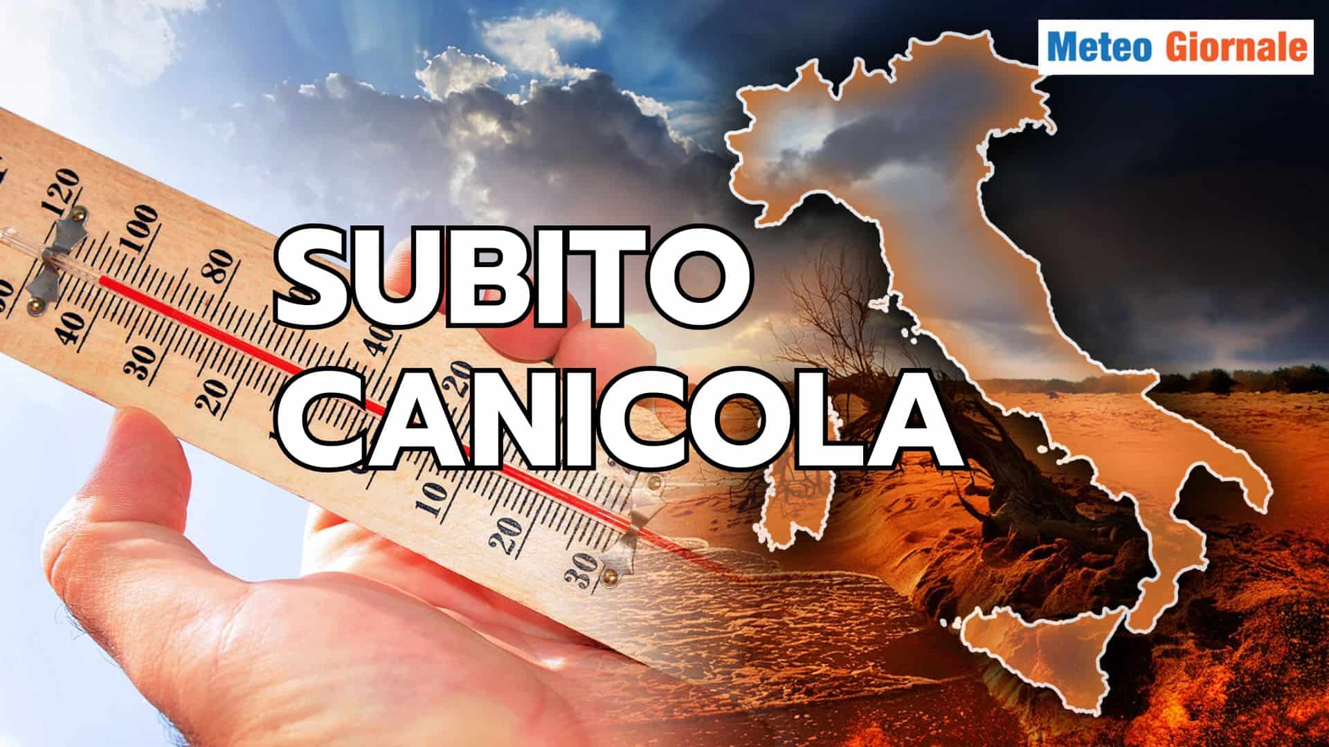 Al via l’ESTATE meteorologica e sarà subito CANICOLA