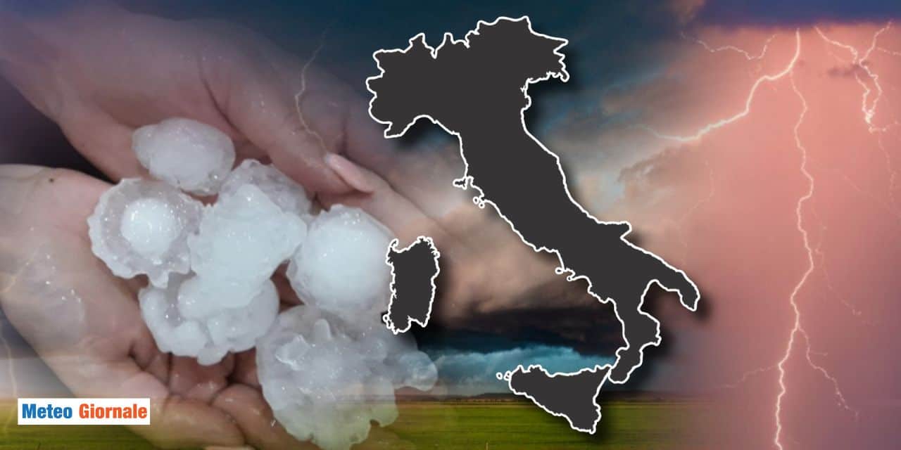 Meteo: temporali con grandine e nubifragi, ecco chi rischia