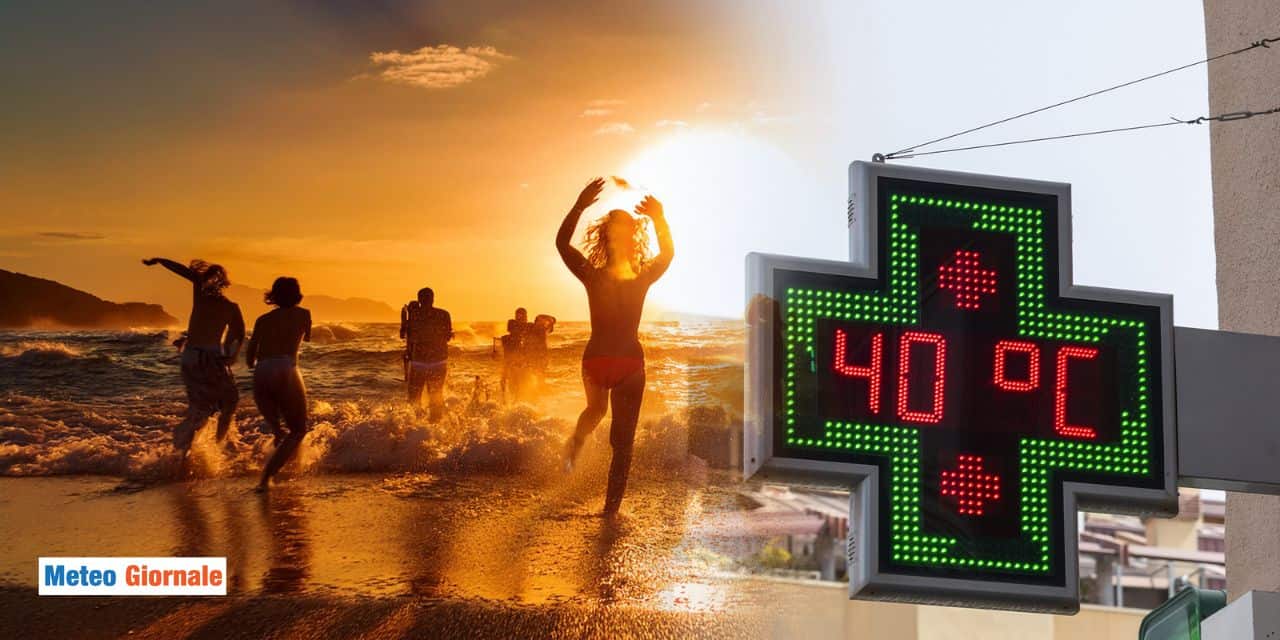 Meteo: incubo 40°C ad un passo, ecco dove