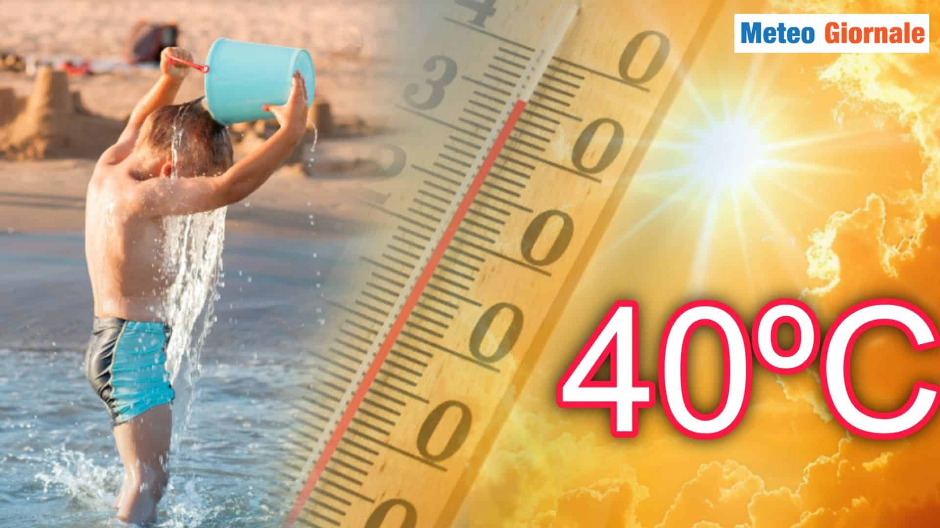 CANICOLA di Giugno pronta a esplodere, Meteo pronto per i 40°C