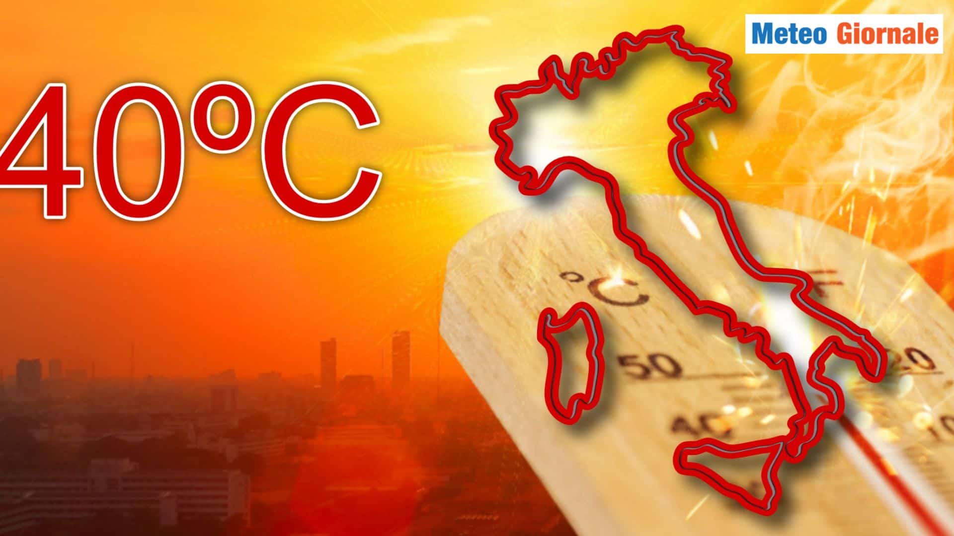 L'incubo Meteo del CALDO insopportabile, ci risiamo: oltre 40°C