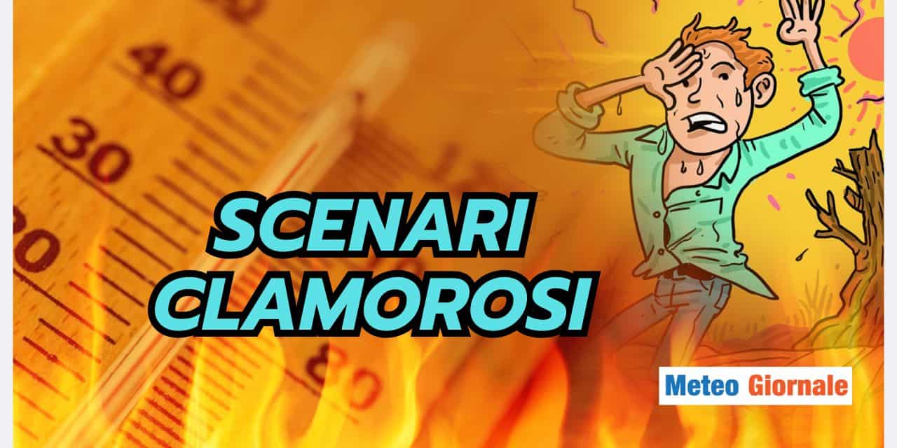 Gli scenari meteo del cuore della stagione estiva sono allarmanti
