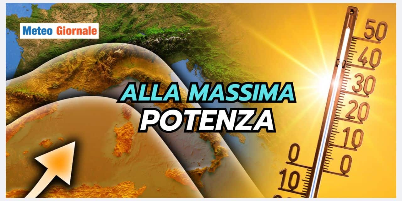 Meteo: Anticiclone Africano dalla potenza sconcertante