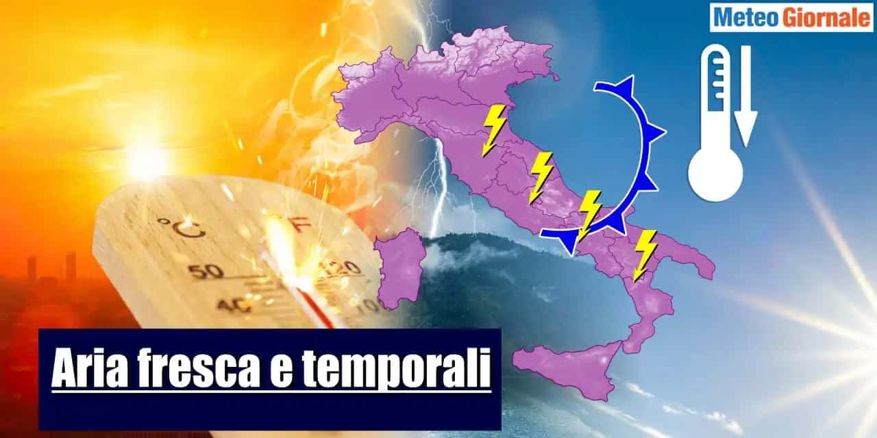 Meteo: refrigerio in arrivo, vediamo quando crollano le temperature