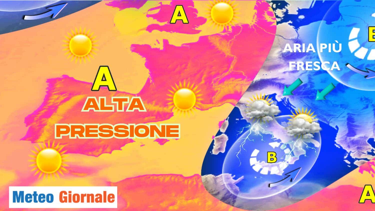 3/4 giorni di refrigerio e temporali. Ecco quando e dove di più
