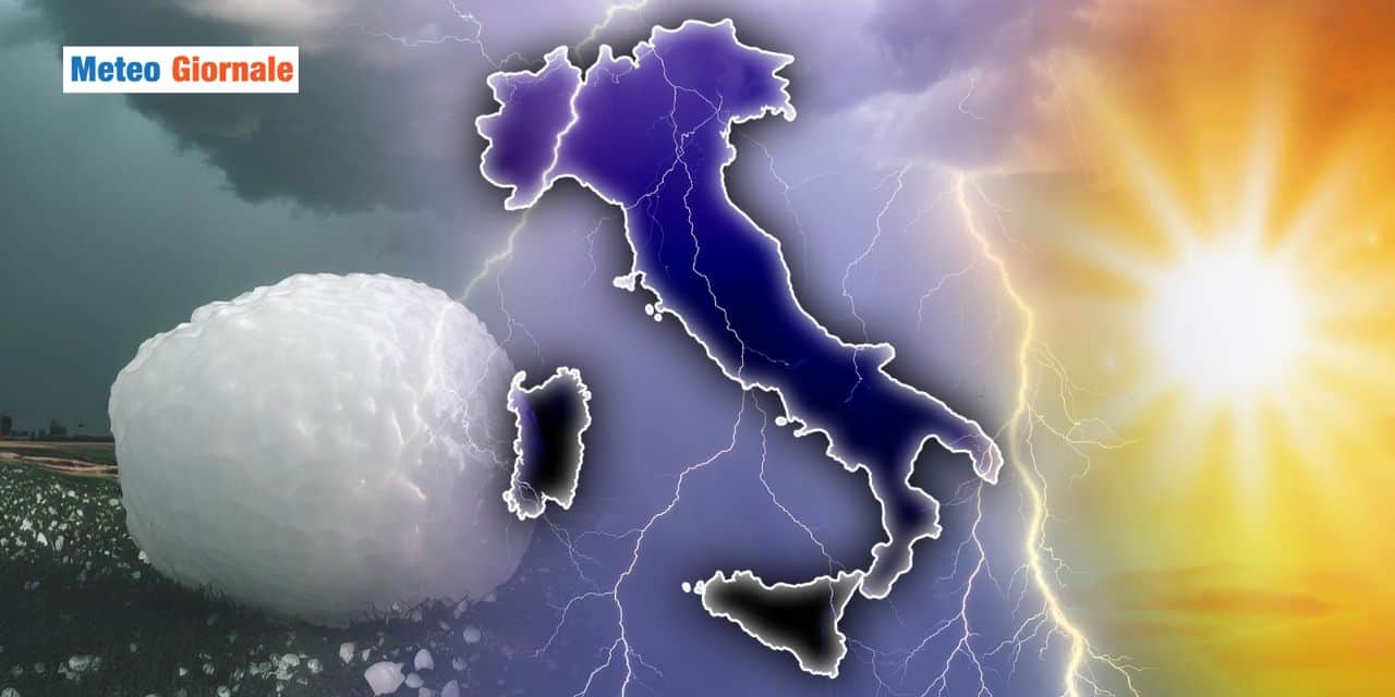 Meteo: Giugno infuocato subito interrotto da super temporali