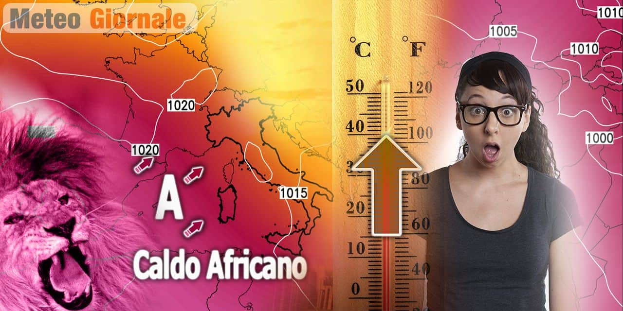 Ondata di calore estrema: si forma un Super Dome. Fa paura. Occhio ai temporali cattivissimi