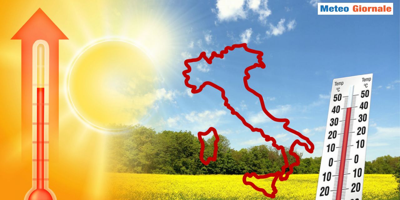 Picchi fino a 40 gradi