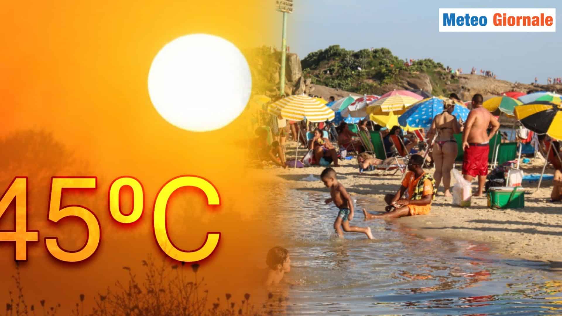 Siamo alle solite, al solito Meteo. Rischio 50°C