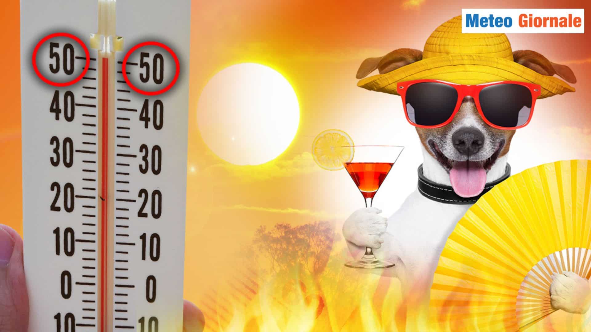 Meteo di LUGLIO: città sempre più CALDE