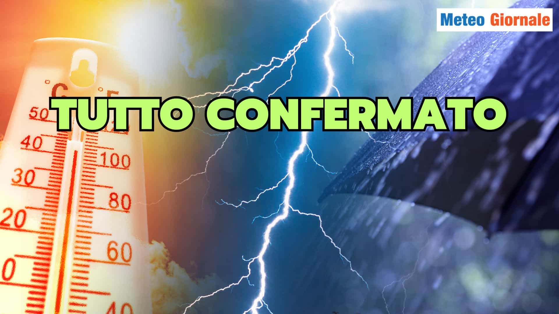 Weekend dal Meteo ROVENTE al Centro Sud, Nord più MITE