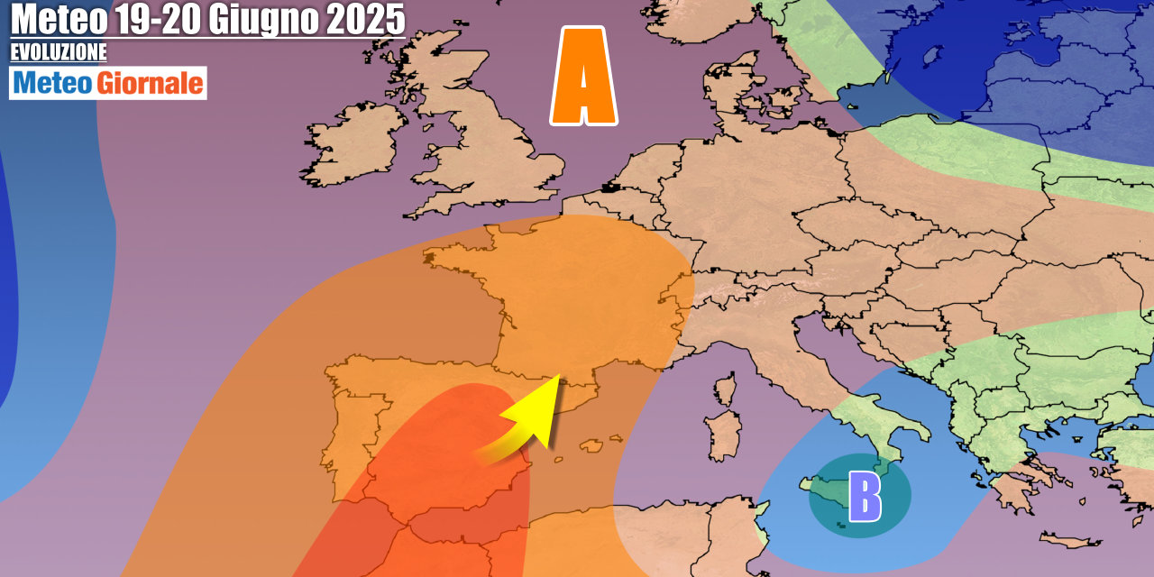 L'instabilità sino a ridosso del weekend su parte d'Italia