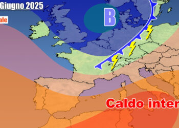 Nuovo impulso temporalesco diretto al Nord