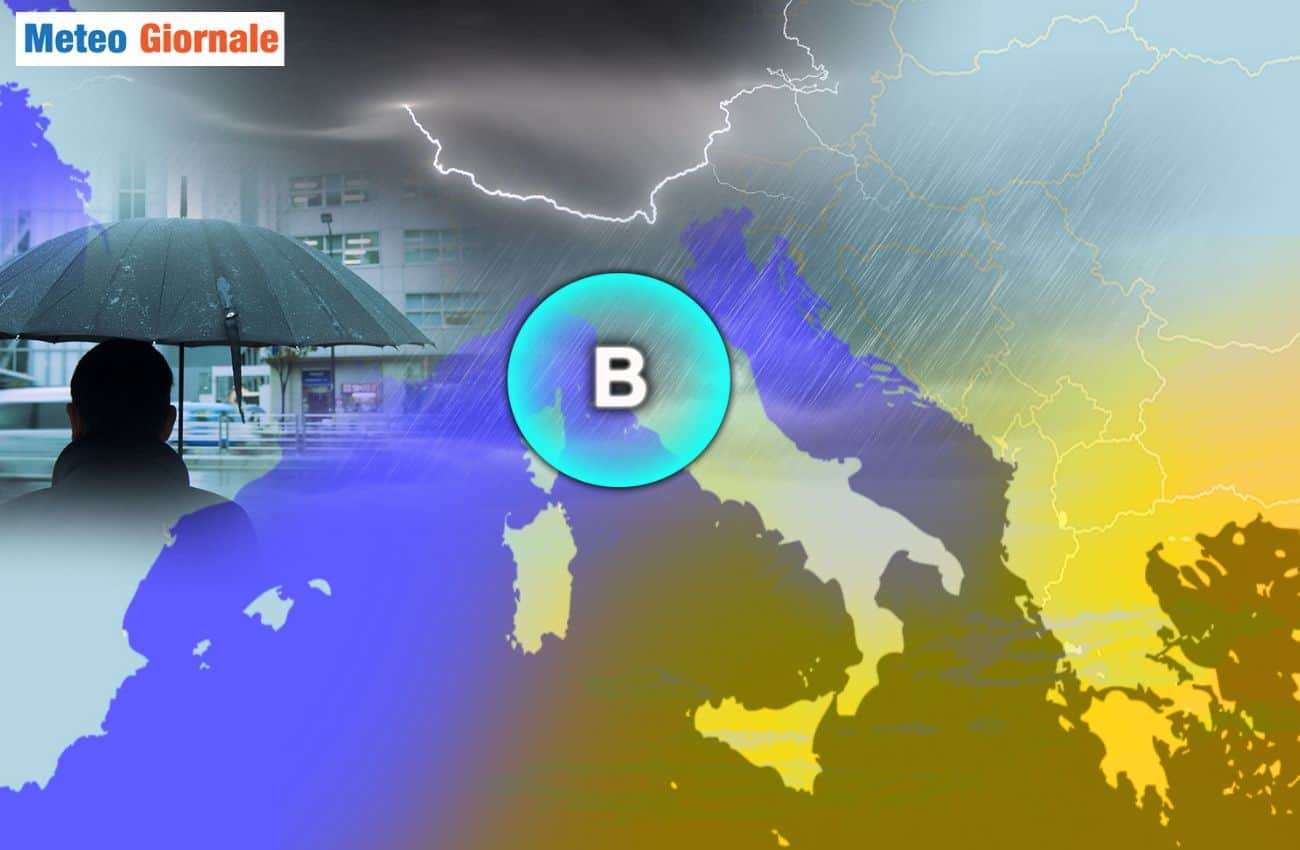 Meteo prossime ore e per Oggi 15 Giugno