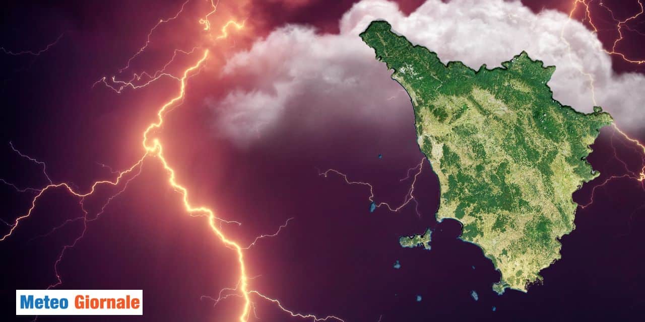 Meteoalarm: avviso giallo per la Toscana per Sabato 21
