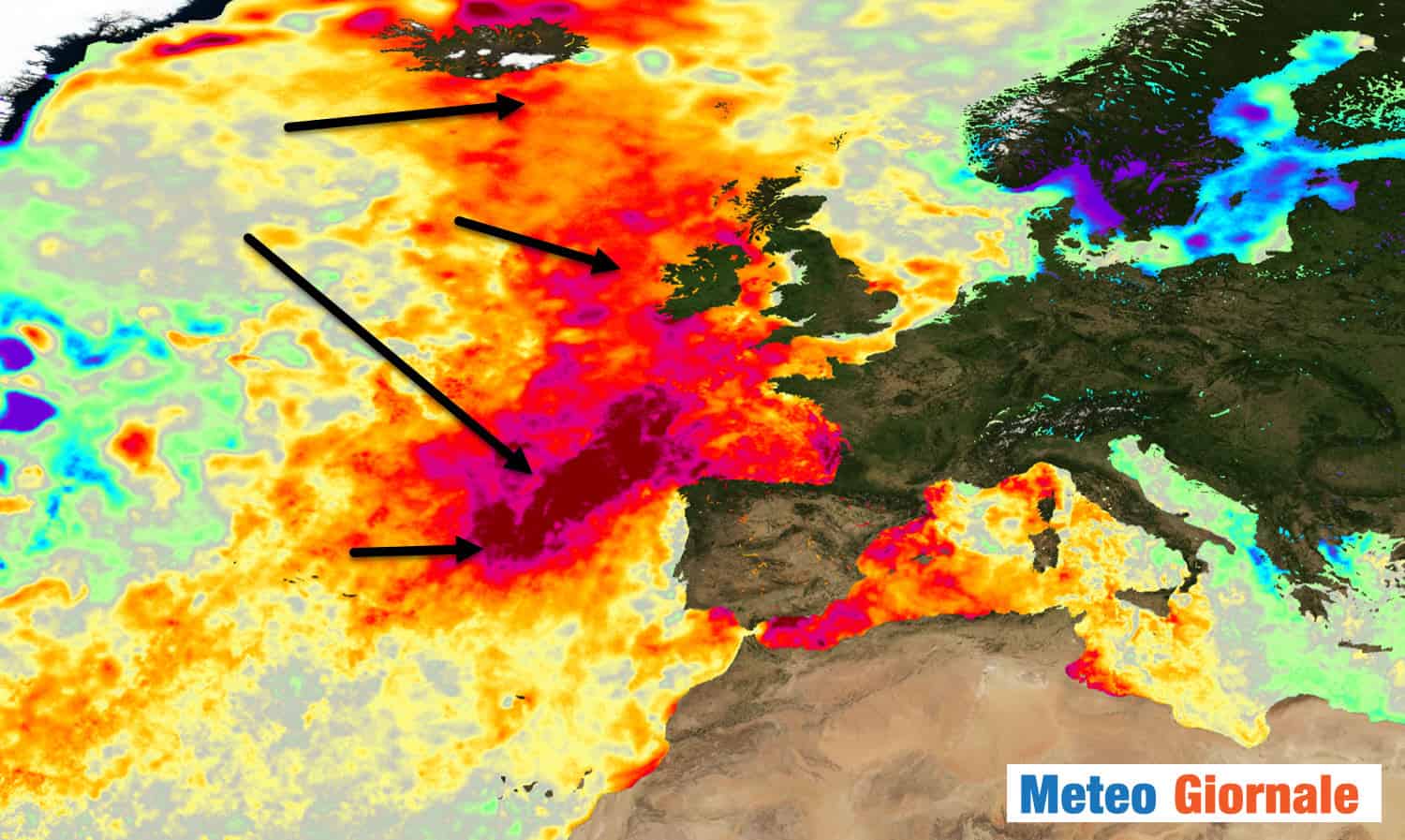 Attenzione, insolita e fuori dal comune, ondata di calore marino. Effetti meteo
