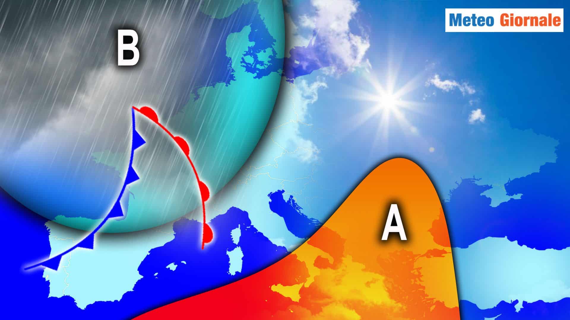 Il primo, vero PEGGIORAMENTO Meteo di Luglio partirà dal Nord