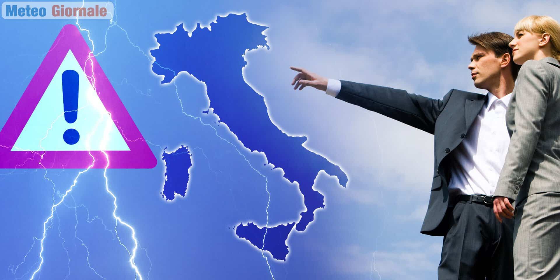 Fresco verso Italia, il caldo si attenua. Tendenza meteo