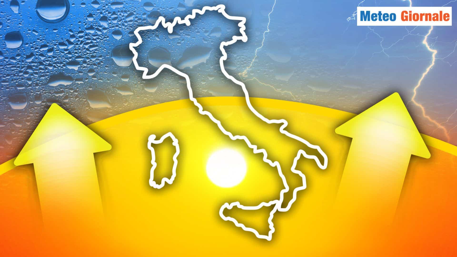 Fine del CALDO atroce, Meteo che dà respiro. Non durerà