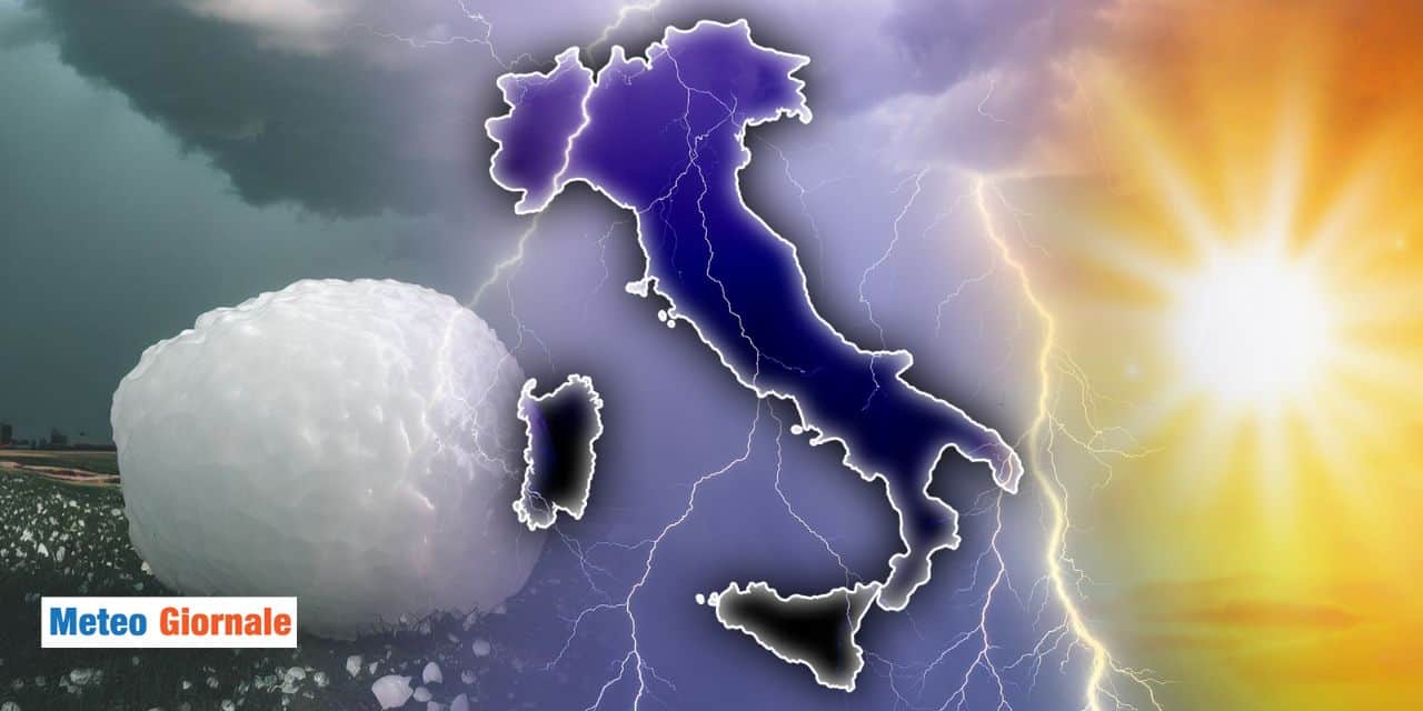 Meteo: colpi di vento, grandine e nubifragi a breve, ecco chi rischia