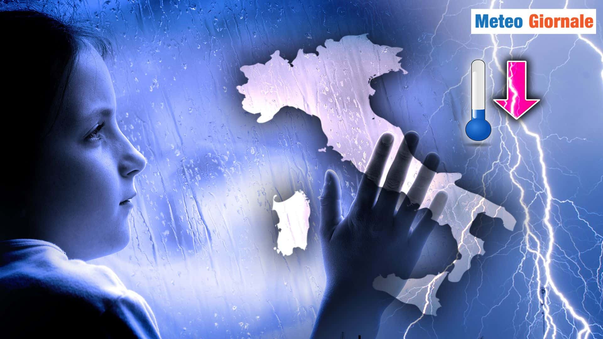 TEMPORALI verso sud ed ecco lo scenario Meteo del weekend