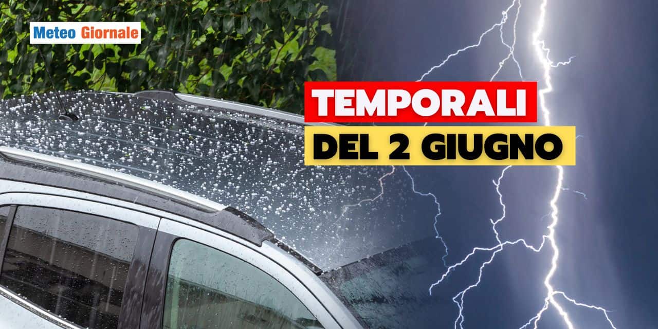 Lunedì col maltempo, ecco il meteo
