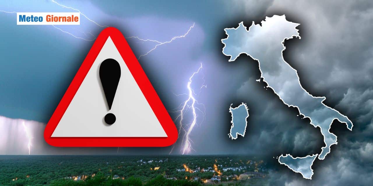 Meteo: prossimo Week-End ad alta tensione su queste regioni