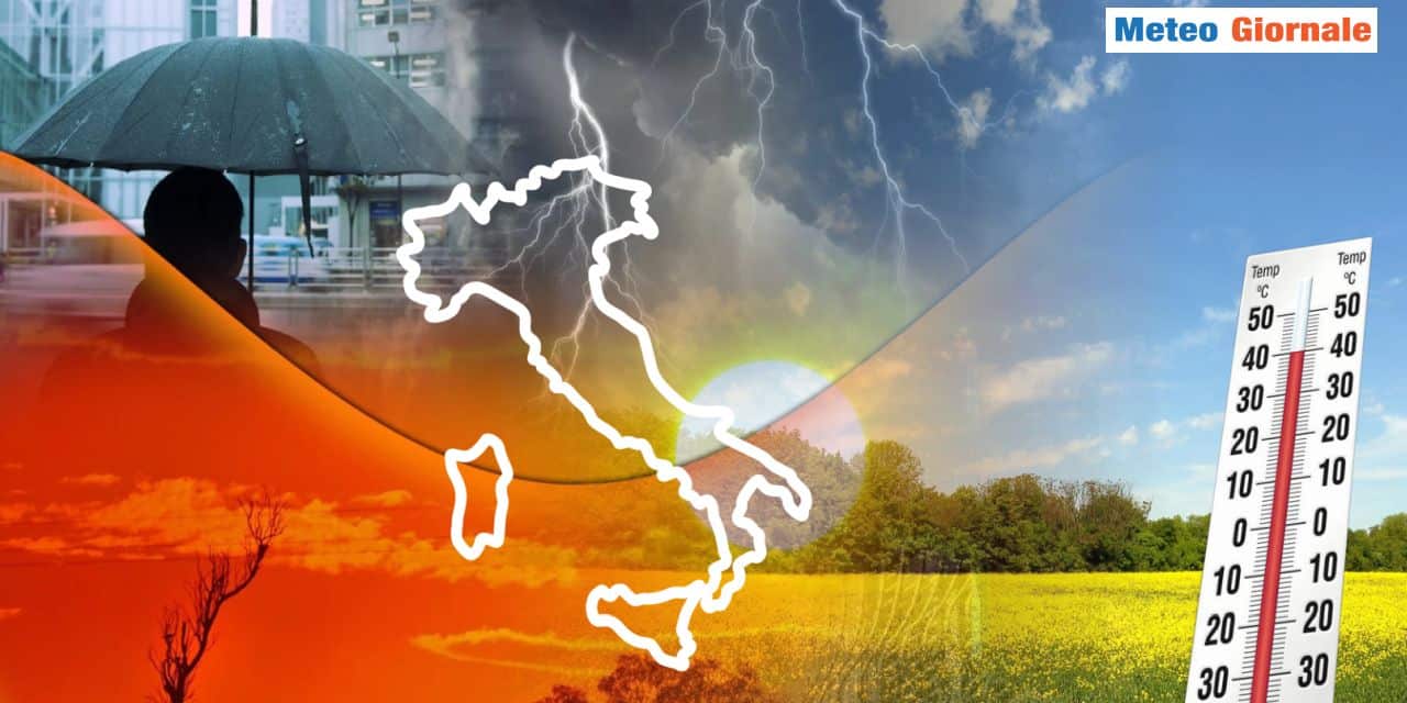 Meteo: temporali torneranno prima del previsto, nubifragi e grandine grossa