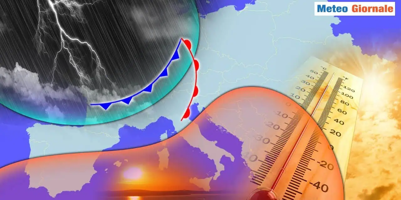 Anticiclone Africano insidiato solo da un po' di temporali