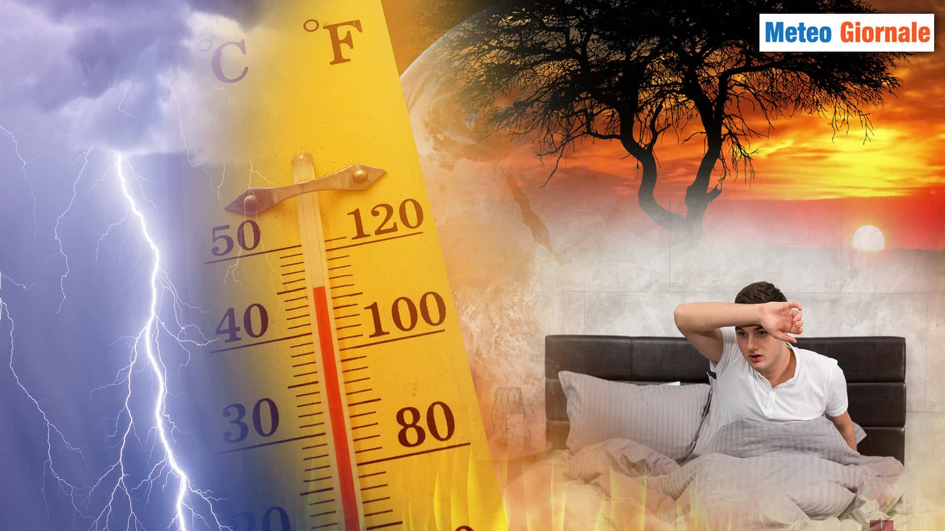 Meteo: Caldo Record e Notti Tropicali, ma arriva un cambiamento