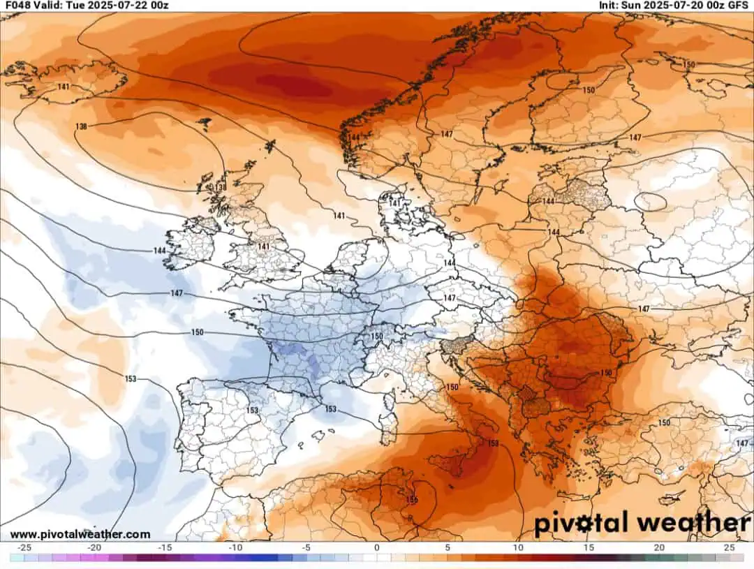 Caldo prefrontale 22 luglio