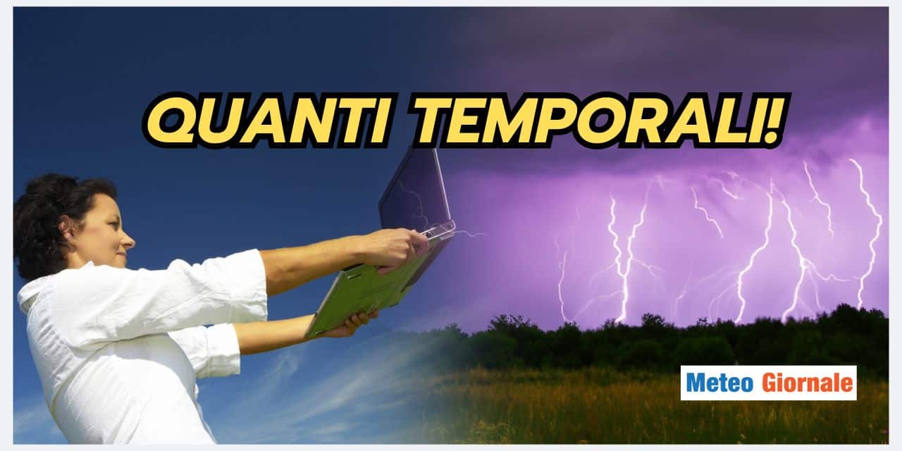 Nord Italia subissato da fenomeni meteo estremi
