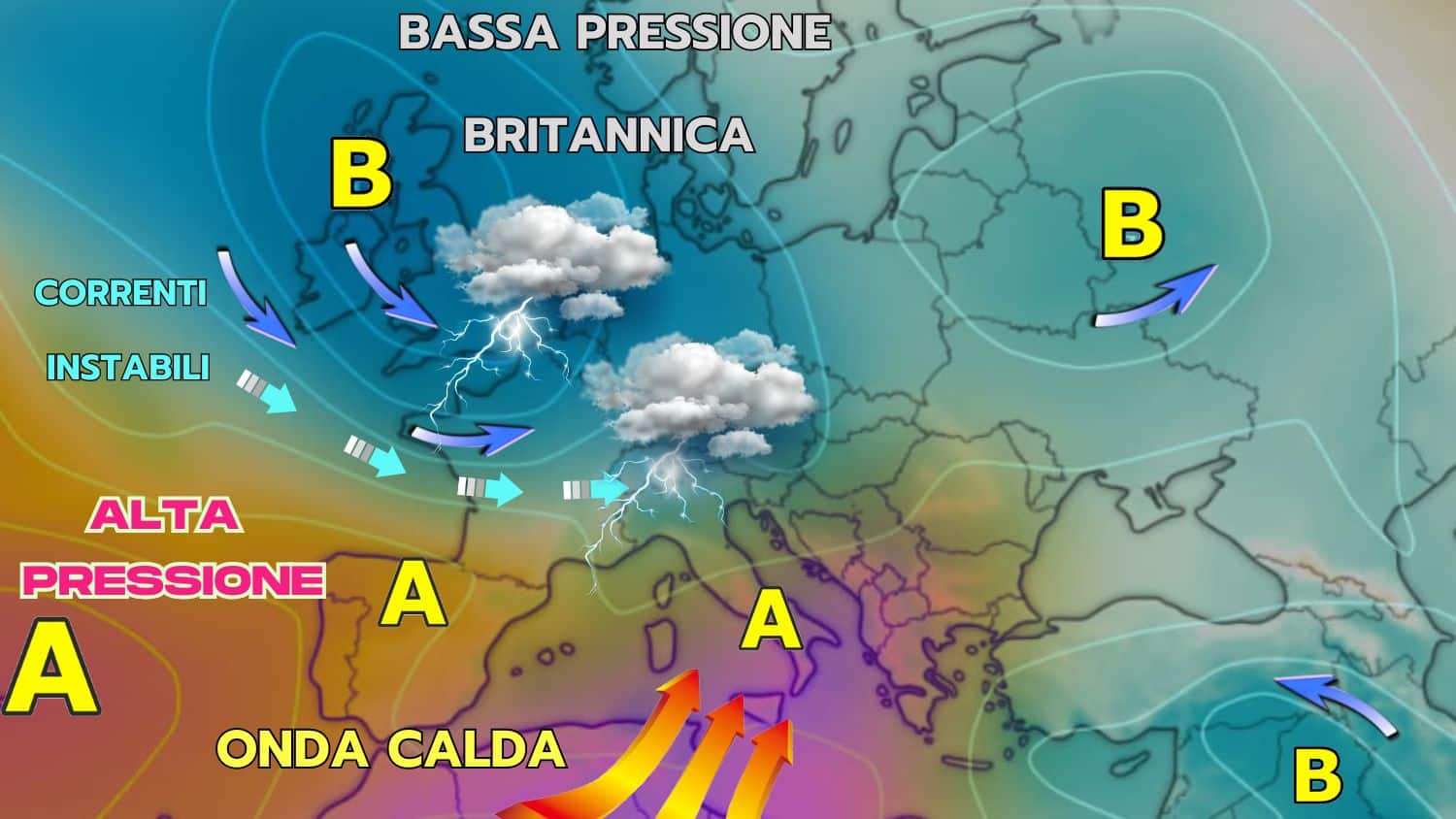 Prossimi giorni: precisazioni sul caldo e occhio anche ai forti temporali