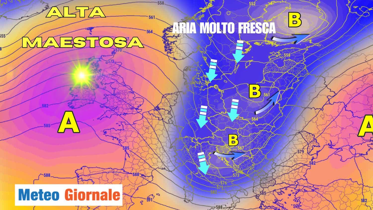 Giù di 10°. Ecco l’affondo fresco che lascerà il segno