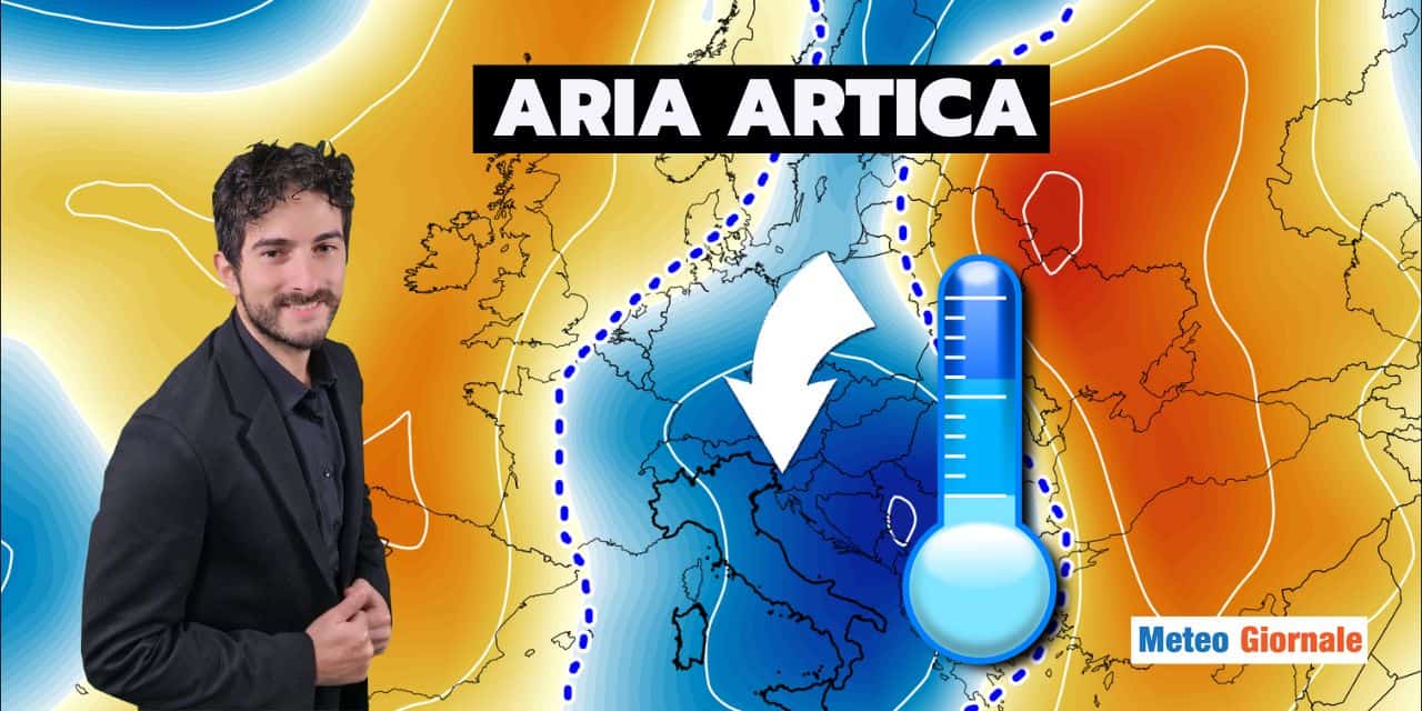 Laricchia: “questa è aria ARTICA”, ecco come cambia il meteo