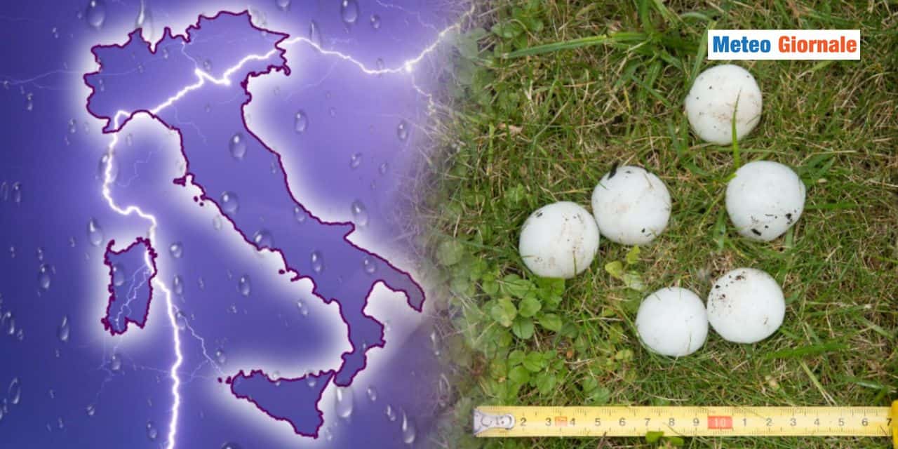 Meteo: grandine distruttiva, ecco chi rischia in settimana