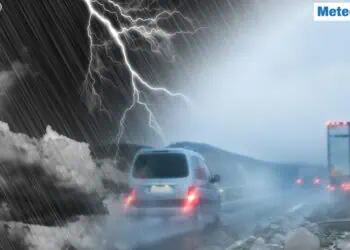 Forti temporali e crollo delle temperature