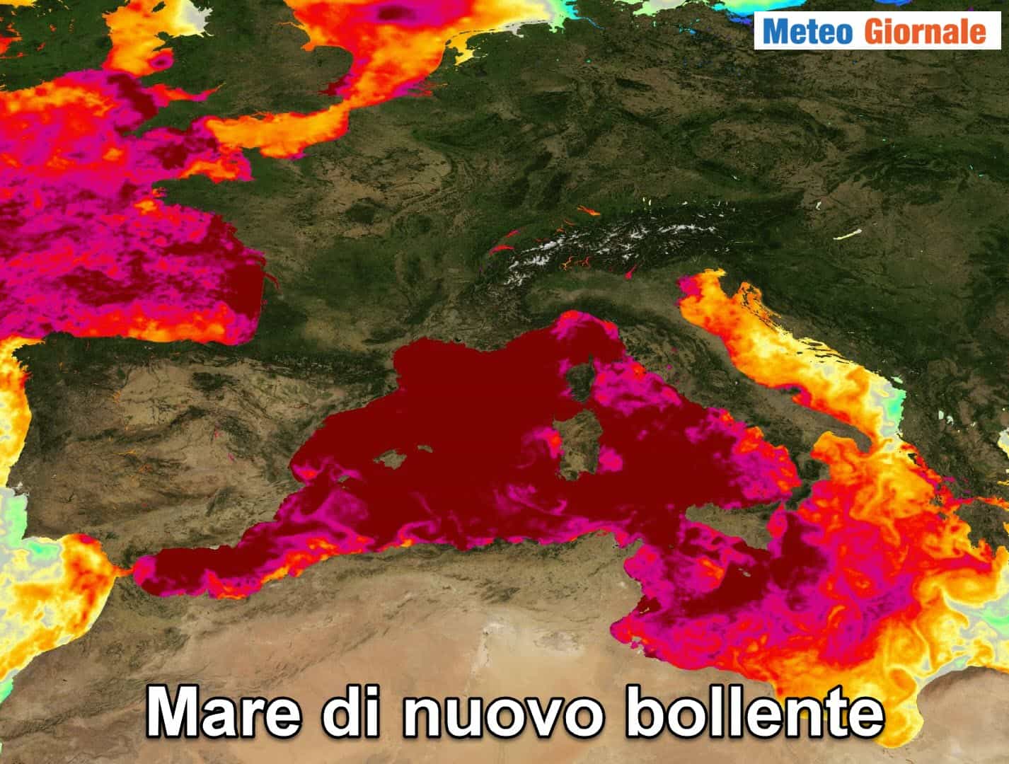 Mari bollenti anche quest’anno secondo il Centro Meteo Europeo