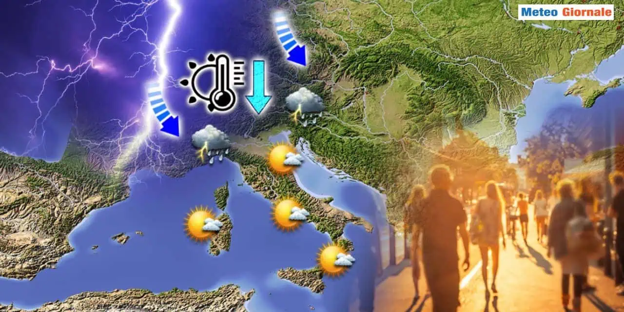 Impulso temporalesco nel primo weekend d'Agosto